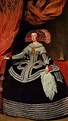 Official portrait of Mariana of Austria - Second wife and Queen consort ...