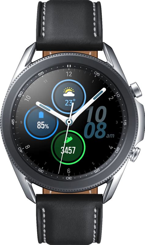 Best Buy Samsung Galaxy Watch3 Smartwatch 45mm Stainless Bt Mystic