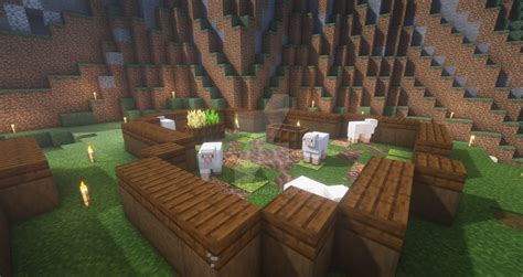 Minecraft Sheep Farm By Addij On Deviantart