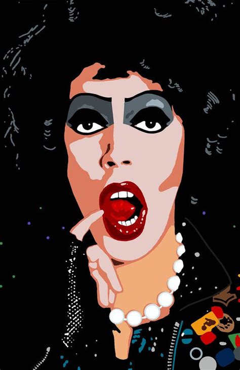 Frank N Furter Mimimalist Print Fine Art Print Wall Art Rocky Horror