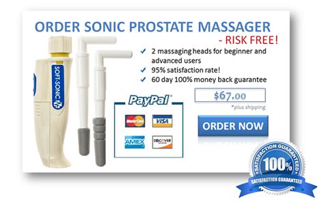 Sonic Prostate Massager By Prostate Health Center Prostate Wellness Massager Best Home Use