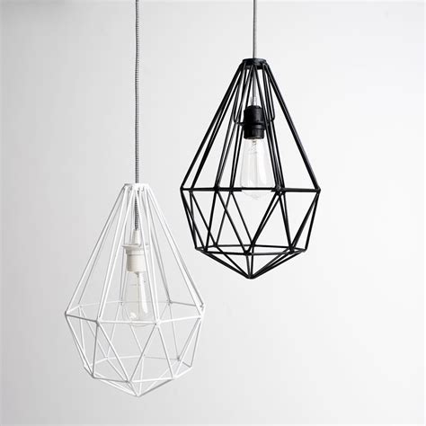 Our Geometric Light Pendants In Timeless Black And White What A