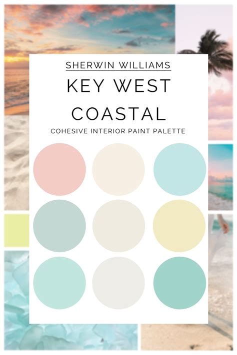 Beach Paint Palette Costal Paint Colors Beach Decor Beach Paint