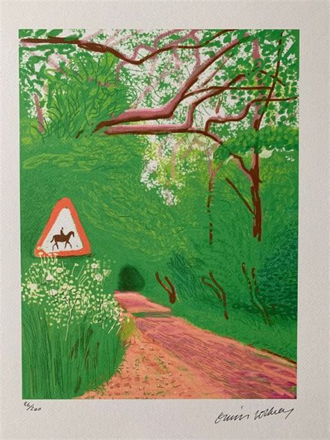 David Hockney 1937 After The Arrival Of Spring In Catawiki