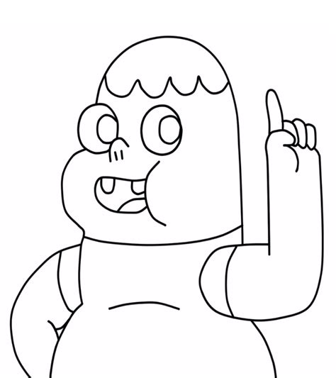 Clarence Cartoon Network Coloring Pages Sketch Coloring Page
