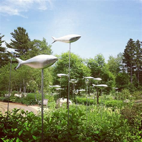 Flying Fish Here At Coastal Maine Botanical I Would Love These In Wood