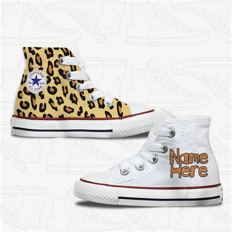 Leopard Print Kids And Toddler Converse Shoes Bump Shoes