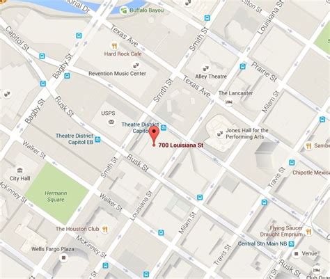 Printable Map Of Downtown Houston