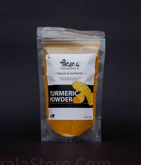 Homemade Turmeric Powder 80 Gm The Kerala Store