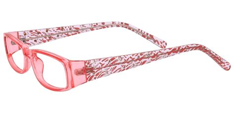 camille rectangle reading glasses pink women s eyeglasses payne glasses