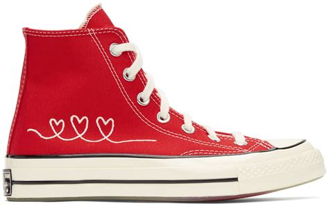 Converse Chuck Taylor All Star 70 Hi Made With Love Red 171117c