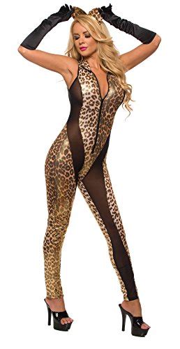 Sex Kitten Bodysuit Queen Of The Jungle Catsuit Costume Funtober
