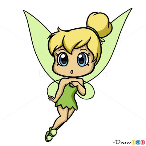 How To Draw Chibi Tinkerbell Tinker Bell