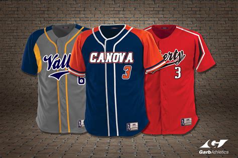 Custom Baseball Jerseys Garb Athletics