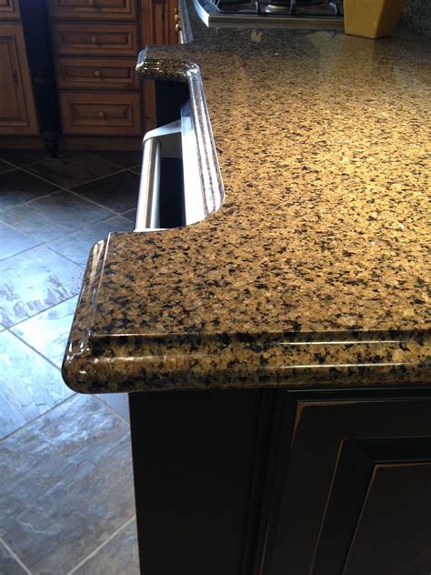 I know the photo looks lopsided because i suppose nothing in this apartment is level. Counter top edge | Redo kitchen counter tops, Inexpensive ...