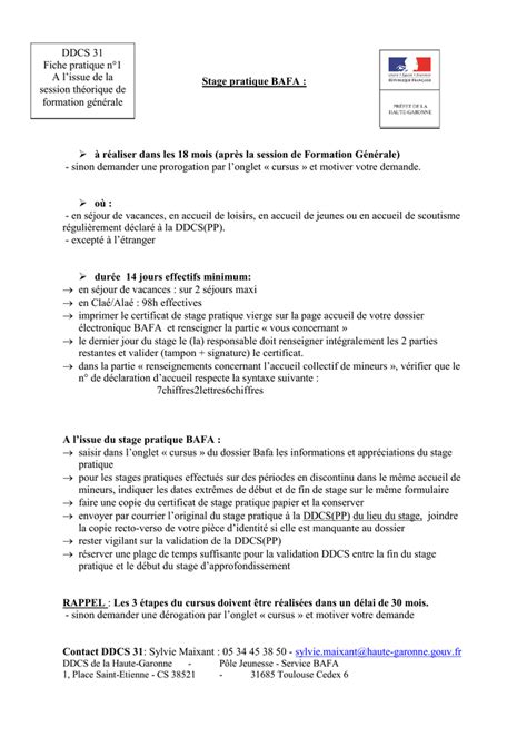 Exemple De Lettre De Motivation Pour Un Stage Pratique Bafa Financial