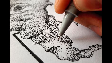 How To Stipple Abstract Stippling Youtube