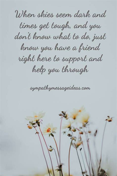 48 Thinking Of You Quotes And Messages To Offer Support Sympathy Message Ideas