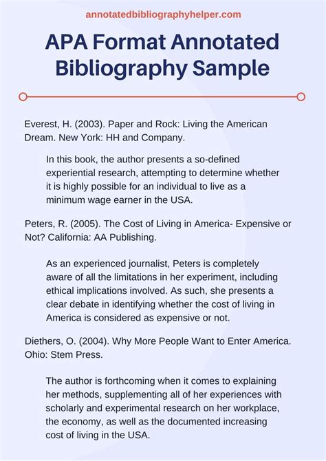 Annotated Bibliography Example Apa Google Search Bibliography Template Annotated