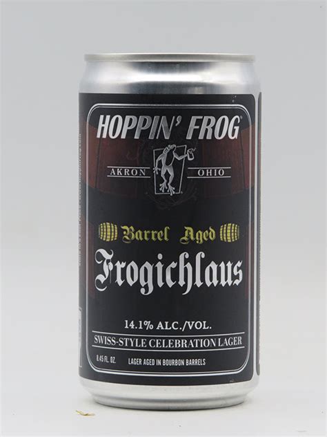 Hoppin Frog Barrel Aged Frogichlaus Swiss Style Celebration Lager