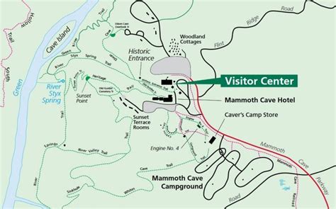 Map Of Mammoth Cave State Park