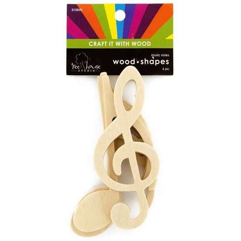 Music Note Wood Shapes Hobby Lobby 919845 Music Centerpieces