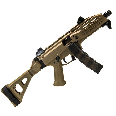 Cz Scorpion Evo 3 S1 9mm 772″ Fde W Folding Brace Tactical Texas