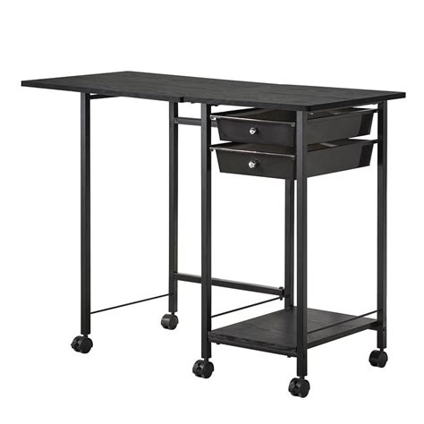 Portable Folding Desk Black By Coaster Furniture
