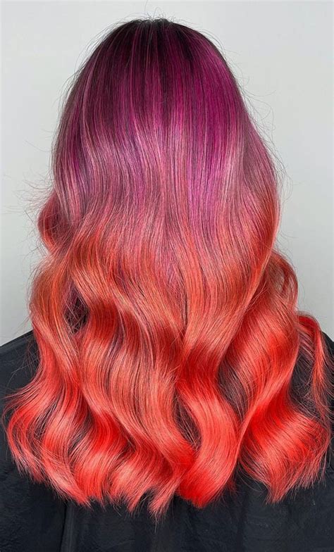 25 Creative Hair Colour Ideas To Inspire You Ombre Sunset