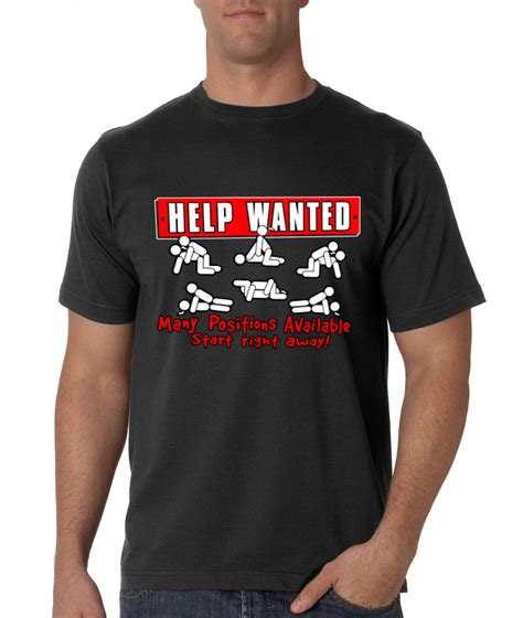 help wanted many positions available mens t shirt bewild