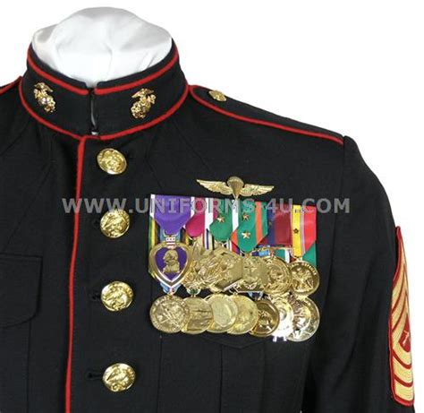 Usmc Ribbon Placement On Service Alphas Marine Alpha Uniform