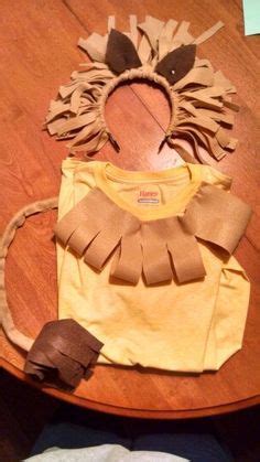 Super easy diy baby lion costume. Homemade lion costume...all you need to buy is a t-shirt and felt. | Animal costumes for kids ...