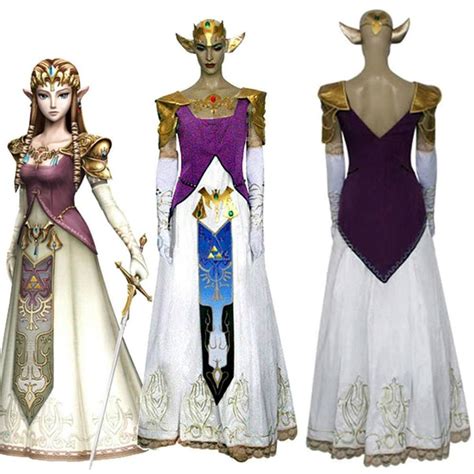 The Legend Of Zelda Princess Zelda Cosplay Costume Dress Custom Made