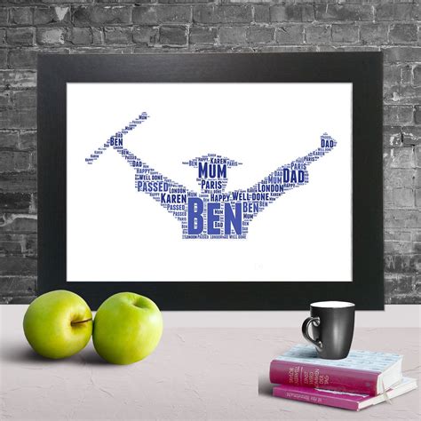 Graduation Word Art Print Can Be Designed In Any Colour And Several