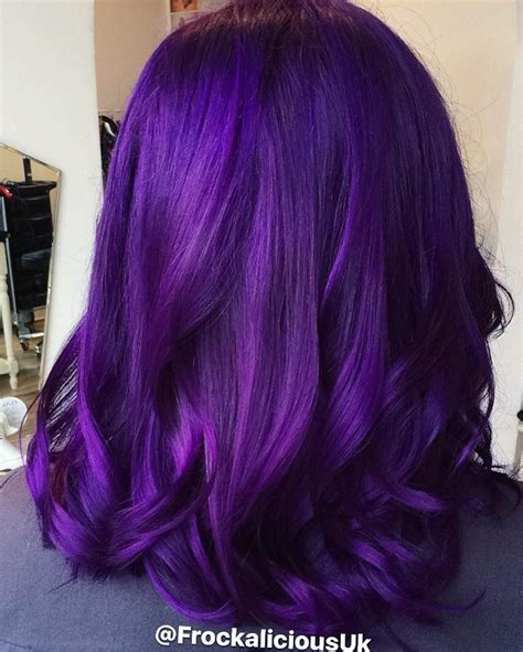 I Am Like Bright Hair Colors Permanent Purple Hair Dye Dyed Hair Purple