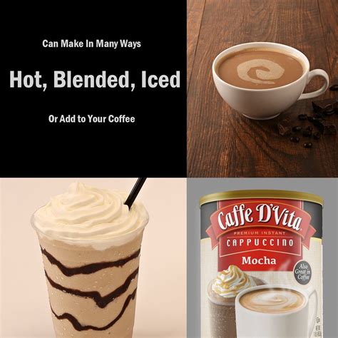 Cappuccino Mocha Premium Instant Coffee Cappucino Powder Serbuk Ice