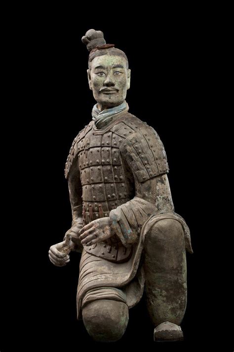 Armored Kneeling Archer Teracotta Qin Dynasty 221 206 Bce China