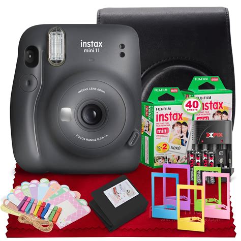 Fujifilm Instax Mini 11 Instant Film Camera Charcoal Grayv