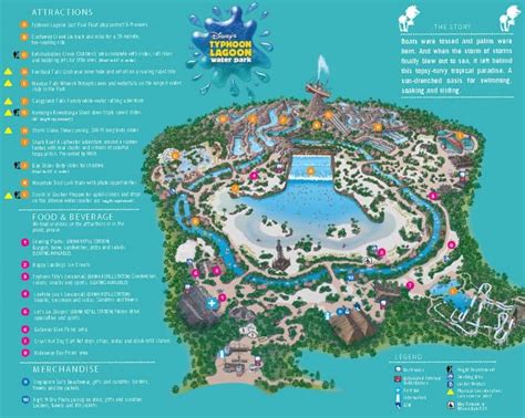 Disneys Typhoon Lagoon Map Water Parks Gal