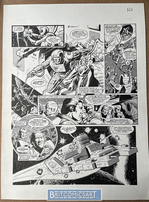 Dan Dare 2000ad Prog 29 Pg 19 Bear And Dare By Dave Gibbons