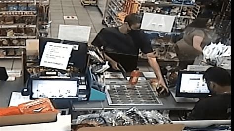 armed robbery caught on camera in fresno