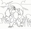 Dibujos de King Kong para colorear | Deadpool para pintar e imprimir