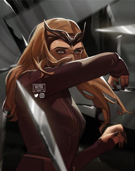 Scarlet Witch Fanart Also Open For Commissions 9gag
