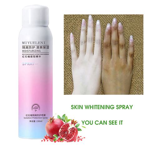 150ml Skin Whitening Spray Red Pomegranate Protection Spray Skin Care
