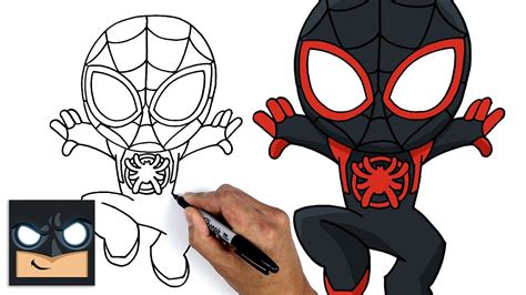 How To Draw Miles Morales Spider Man Youtube