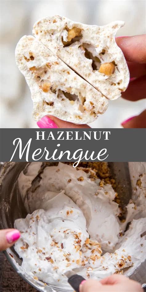 Hazelnut Meringue Recipe In 2020 Hazelnut Meringue Meringue Recipe