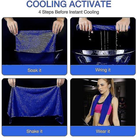 Cooling Towels Quick Dry Fitness Towel For Instant Relief Cool Cold