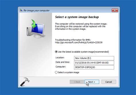 Follow the steps below to restore your computer to a previous date using a restore point: How To Restore Windows 10 System Image