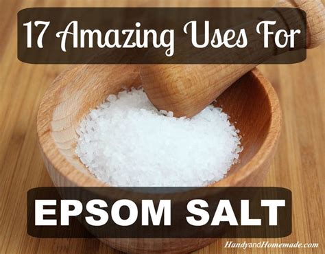 17 Amazing Uses For Epsom Salt Health And Beauty Tips Health Remedies Health