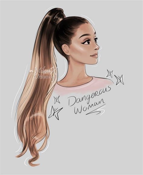 Ariana Grande Drawing At Getdrawings Free Download